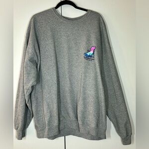 Plus size graphic crewneck sweatshirt